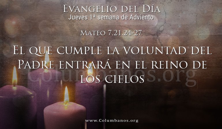 Mateo 7,21.24-27