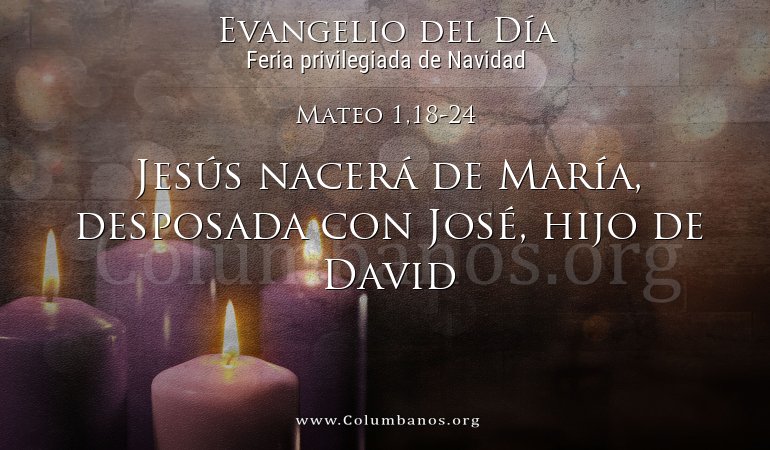 Mateo 1,18-24