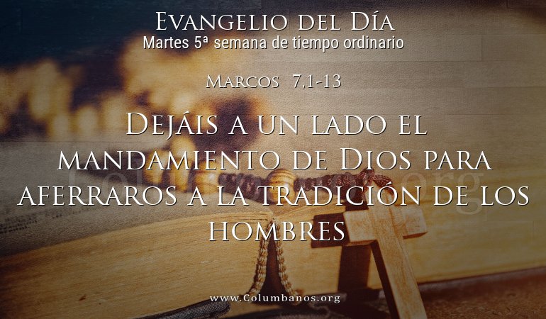 Marcos  7,1-13