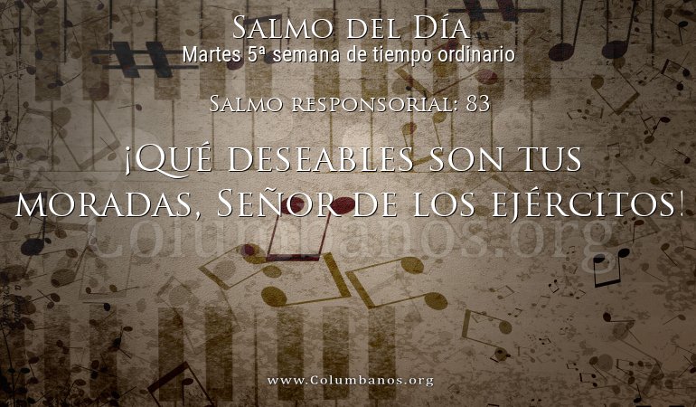 Salmo responsorial: 83