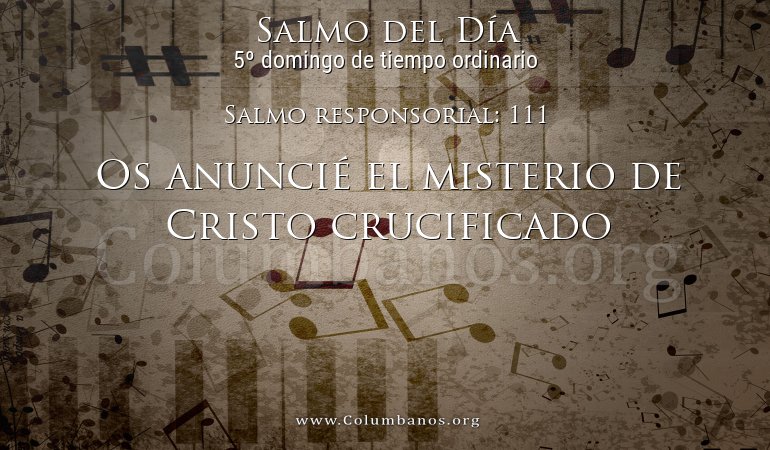 Salmo responsorial: 111