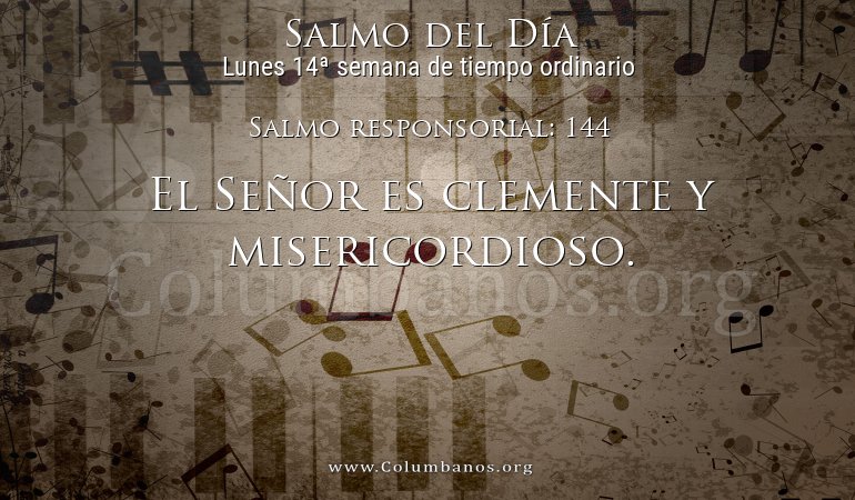 Salmo responsorial: 144