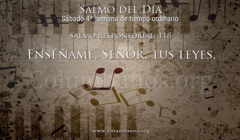 Salmo responsorial: 118