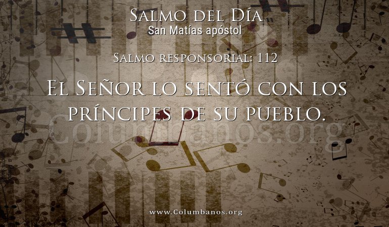 Salmo responsorial: 112