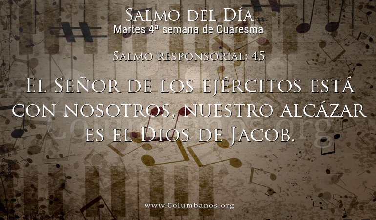 Salmo responsorial: 45 Salmo responsorial: 45