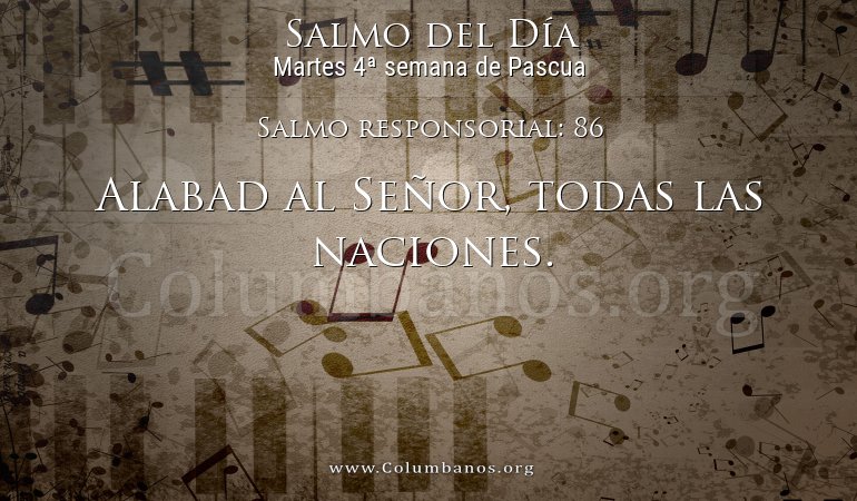Salmo responsorial: 86