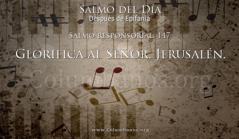 Salmo responsorial: 147 Salmo responsorial: 147