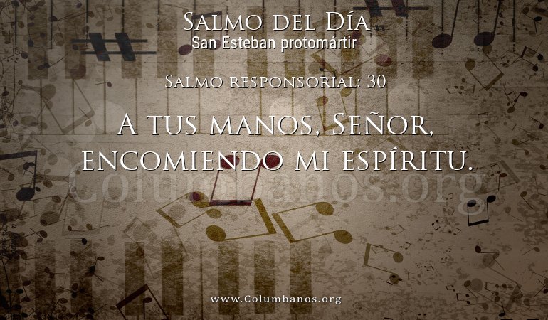 Salmo responsorial: 30